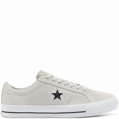 Férfi Converse CONS Perforated Suede One Star Pro Tornacipő CO2674150 Bézs/Fehér